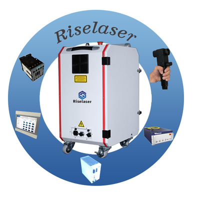 100W 200W 300W Pulsed Laser Cleaning Machine Air-Cooled For Construction Industrial Retail Industries