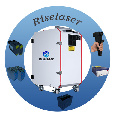 Portable Mobile Laser Cleaner Backpack Painting Coating Graffiti Removal Machine