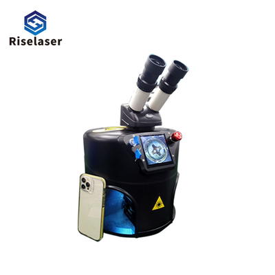 40W Mini Small Desktop Gold Jewelry Sliver Jewellery Rings Fiber Laser Spot Welders Soldering Welding Machine