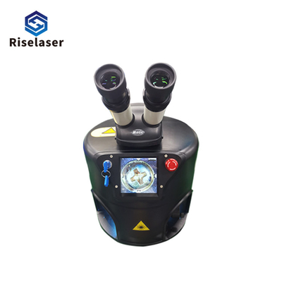 40W Mini Small Desktop Gold Jewelry Sliver Jewellery Rings Fiber Laser Spot Welders Soldering Welding Machine