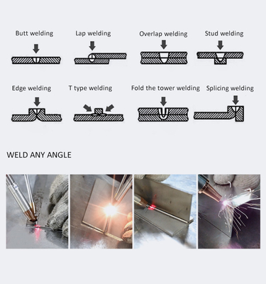 3000W Laser Welder Stainless Steel Handheld Fiber Laser Welding Machine For Welding Metal