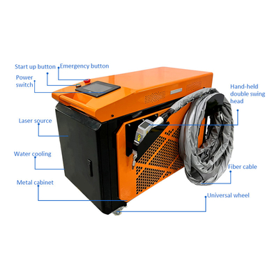 Stainless Steel Metal Portable Fiber Laser Welding Machine 1000W 1500W 2000W 3000W