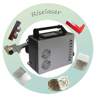 Machine de nettoyage au laser portable de 100w 50w pour l' élimination de la peinture de la rouille des métaux à phase unique AC 220V